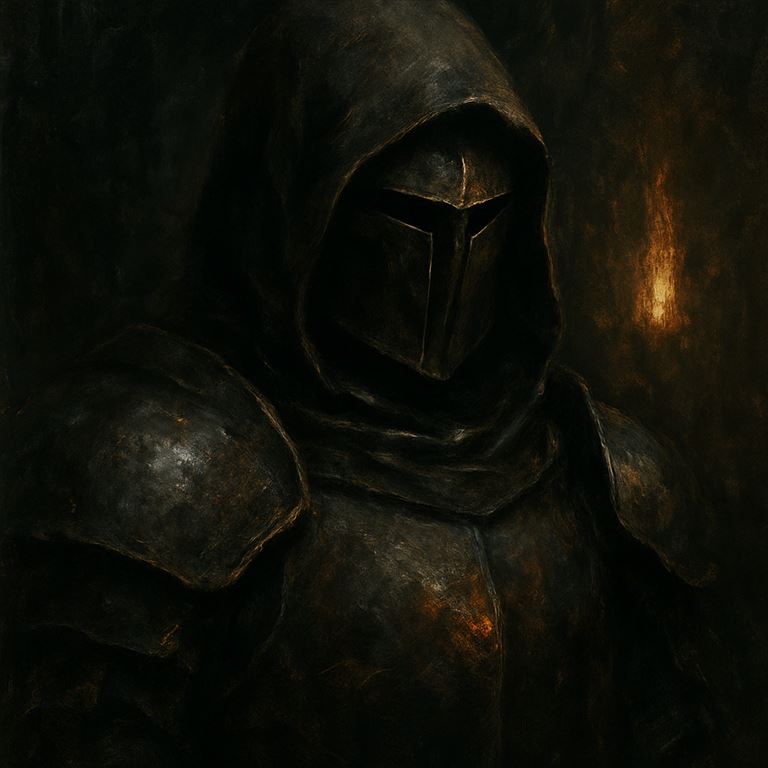 Painted portrait of the reigning champion